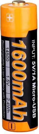 Actual product image Fenix ARB-L14-1600U - Li-Ion battery type 14500 (AA)