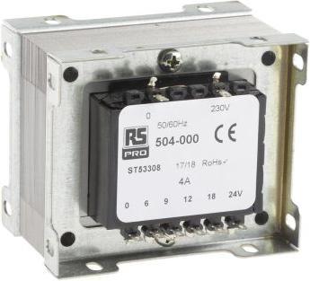 Actual product image Rs Pro Frame mount transformer,4A o/p