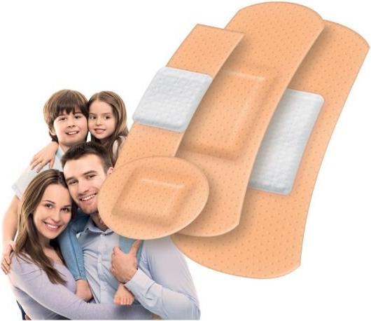 Produktbild Wundmed 100x Pflaster-Strips hautfarben Allround in 4 Grössen