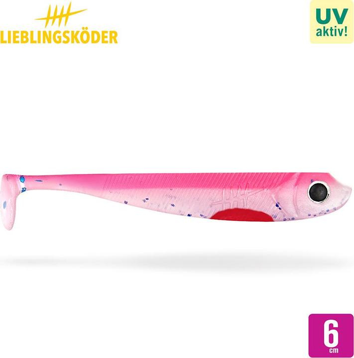Lieblingsköder Pinky (trübes Wasser, Wolken) (6 cm)