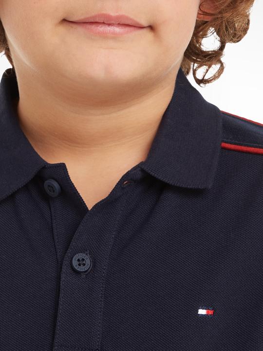 Produktbild Tommy Hilfiger Kids Monotype Tape Polo - Boys - Blauw - 14 jaar (14)