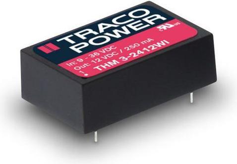 Produktbild TracoPower DC/DC-Wandler 9... 36V 15V 200mA 3W