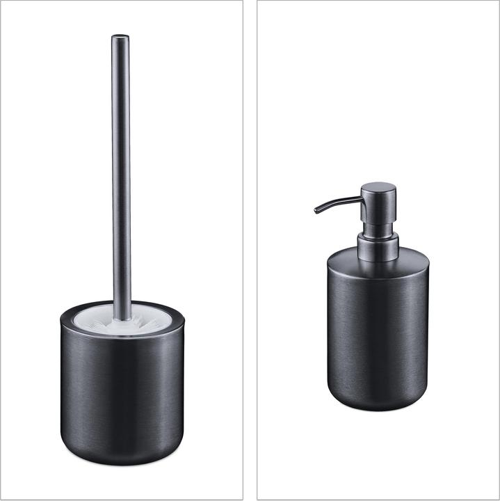 Actual product image Relaxdays 5-Piece Bathroom Accessory Set