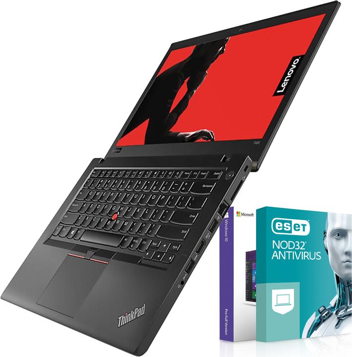Produktbild Lenovo Thinkpad T480 (14", Intel Core i5-8350U, 8 GB, 256 GB, CH)