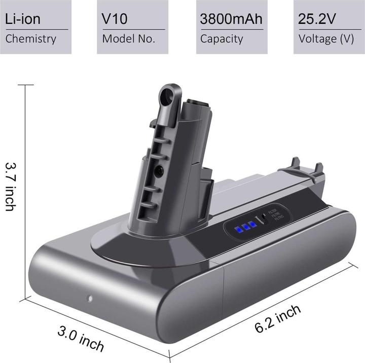 Produktbild Acconic Akku 2500mAh für Dyson V10 V10 Animal V10 Absolute 969352-02