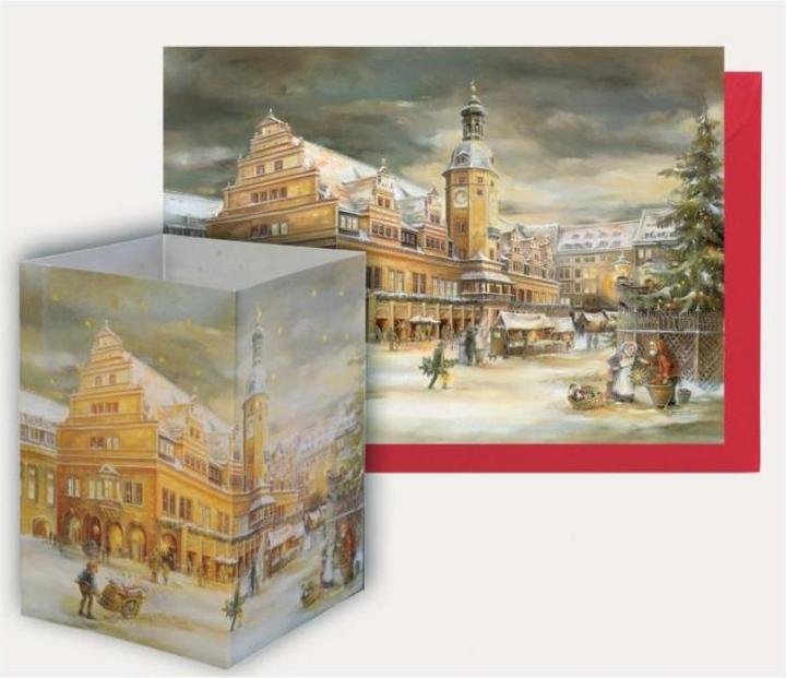 Olewinski & Tochter 2530 - Tischlaterne "Leipzig Rathaus" (1 Stk.)