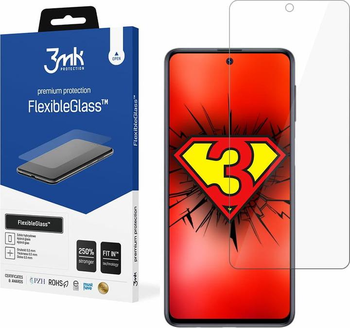 Actual product image 3MK hybrid glass Flexible 2.5D SE for Samsung Galaxy M31s (1 Piece, Samsung Galaxy M31s)