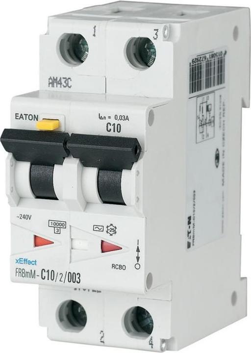 Image du produit Eaton Combinaison FI/LS, 10 A, 30 mA, LS- 170879