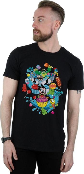 Image du produit - T-shirt TEEN TITANS GO CANDY MANIA - Homme (S)