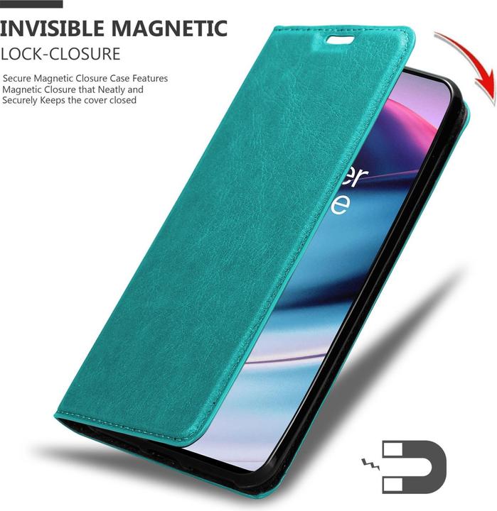 Immagine prodotto Cadorabo Libro Invis. Coperchio magnetico (OnePlus Nord CE 5G)