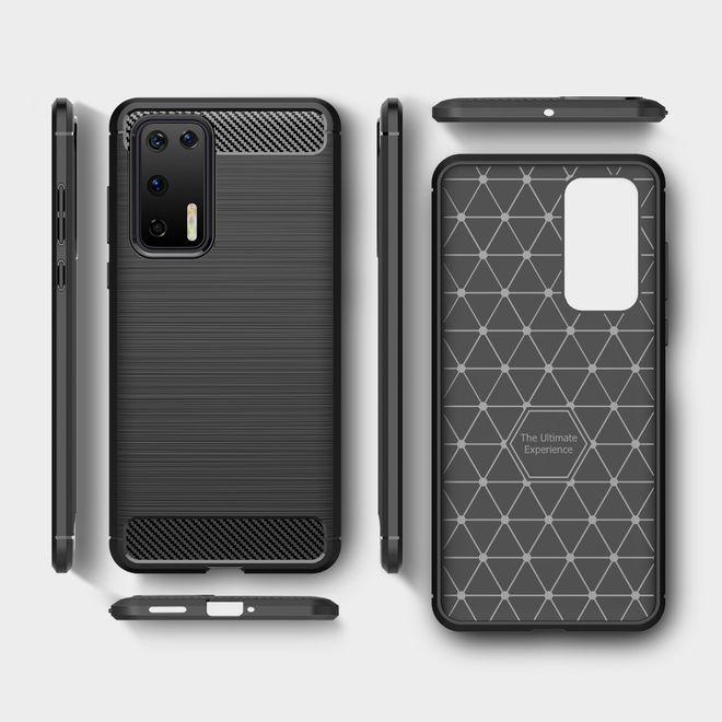 Produktbild MU Style Carbon Fiber TPU Softcase Series (Huawei P40)