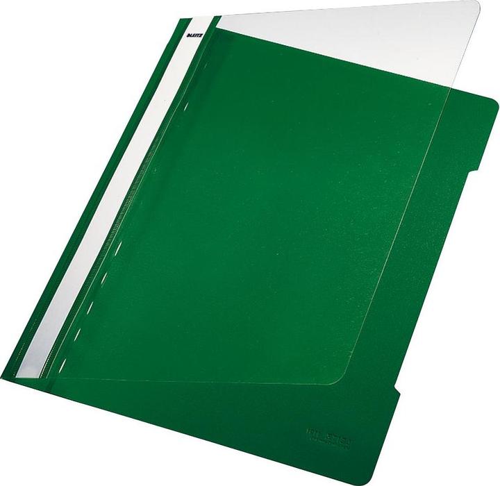 Produktbild Leitz Standard Plastic File A4 PVC Green (25) Präsentations-Mappe Grün (A4, 25 x)
