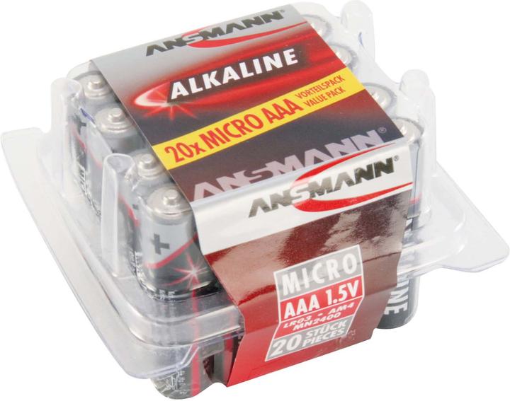 Produktbild Ansmann LR03 Alkaline (20 Stk., AAA)