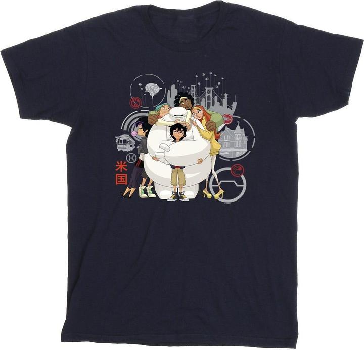 Disney Big Hero 6 Baymax Group Hug TShirt Jungen