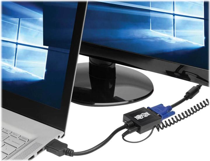 Image du produit Eaton HDMI to VGA with Audio Converter Cable Adapter for Ultrabook/Laptop/Desktop PC M/F 6 (HDMI, VGA, 15.24 cm)