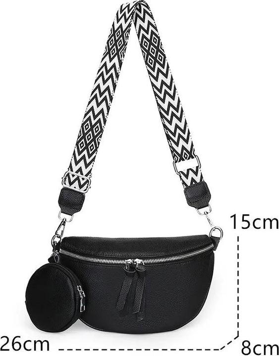 Actual product image Only-Bags.Store Genuine leather shoulder bags made of cowhide chest bag with small purse handbags
