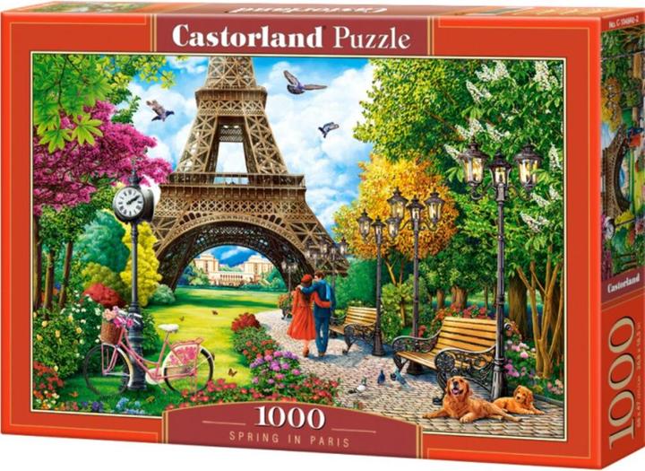 Productafbeelding Castorland Lente in Parijs puzzel 1000 stukjes (1000 onderdelen)