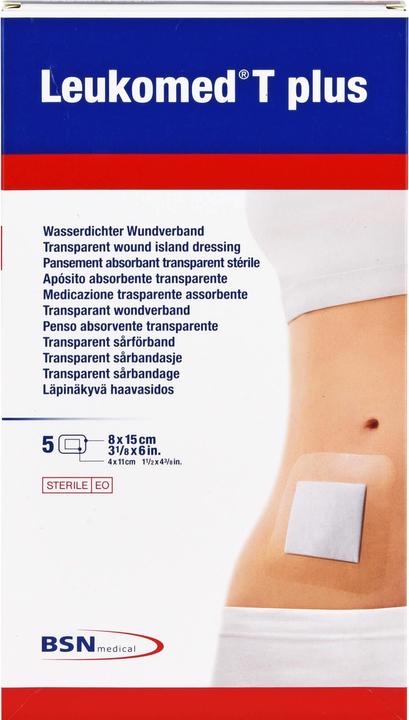 Image du produit BSN T plus transparenter Wundverband 8x15cm mit Wundauflage (5 x)