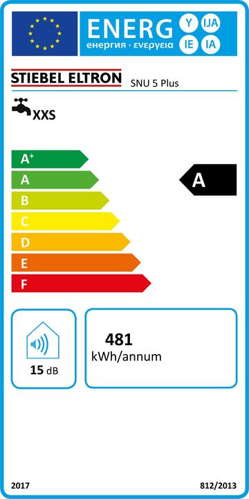 Energie-Label Stiebel Eltron SNU 5 Plus