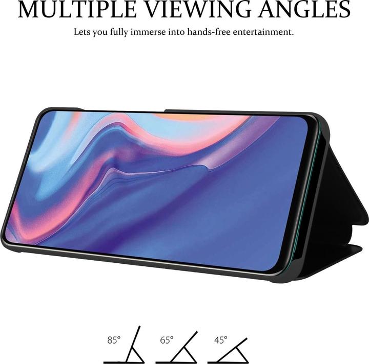 Immagine prodotto Cadorabo Custodia a libro con specchio intelligente per Huawei P SMART Z / Y9 PRIME 2019 / Enjoy 10 PLUS (Huawei P Smart Z, Huawei Y9 Prime (2019), Huawei Enjoy 10 Plus)