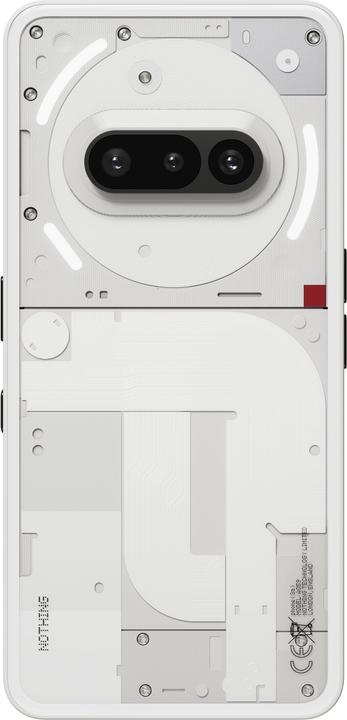 Image du produit Nothing Téléphone (3a) (256 Go, Blanc, 6.77", Double SIM, 50 Mpx, 5G)