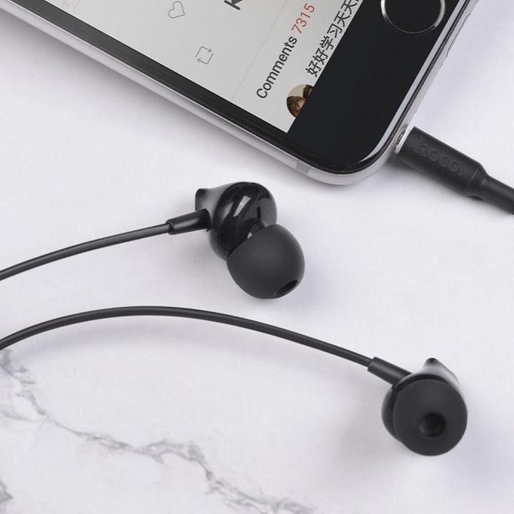 Immagine prodotto Hoco Cuffie a filo auricolari Jack 3,5 mm con microfono M60 nero (Cablato)