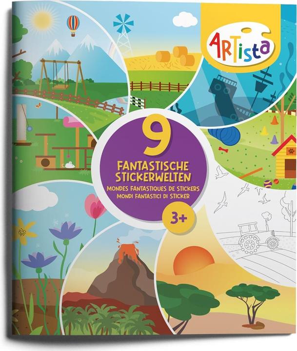 Artista Sticker book to collect (9 worlds) (MQ3)