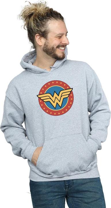 Produktbild Wonder Woman Circle Logo Kapuzenpullover (L)