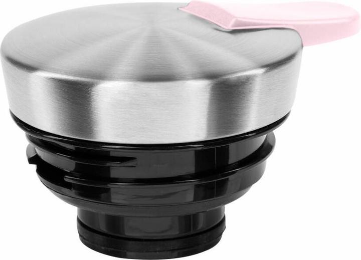 Actual product image Emsa Vacuum jug SOFT GRIP, 1.0 litre, stainless steel / pink One-handed operation with quick-tip (1 l)