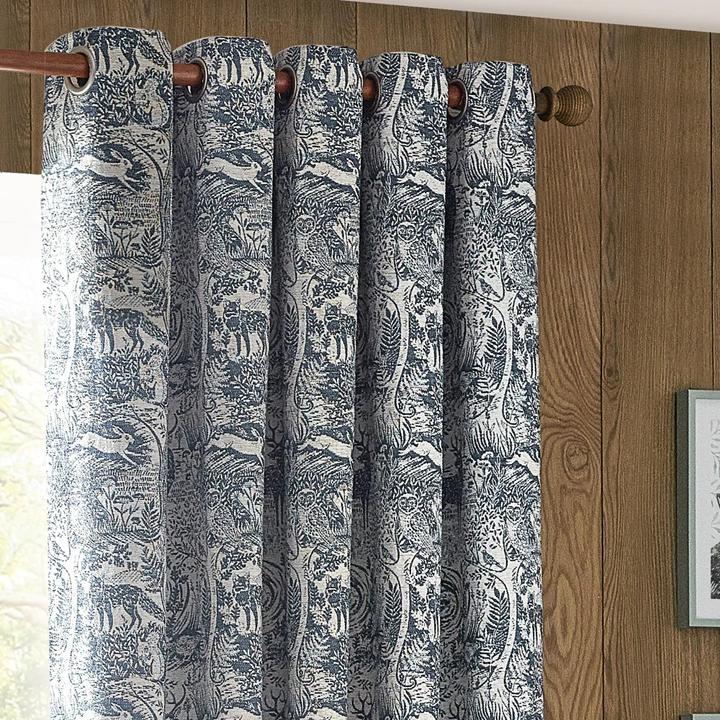 Immagine prodotto Furn Winter Woods Ciniglia Animali Tende con Occhielli (229 x 137 cm)