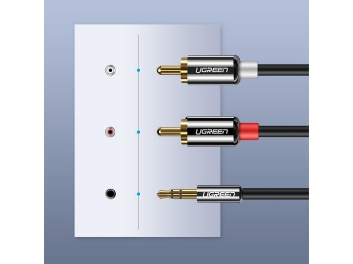 Produktbild Ugreen 2x RCA – 3.5mm Klinke (2 m, Cinch, 3.5mm Klinke (AUX))