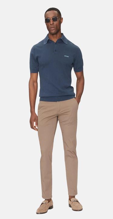Image du produit Guess Poloshirt CREE WASHED Kurzarmshirt mit Polokragen (L)