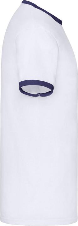 Actual product image Fruit of the Loom Unisex Adult Ringer T-Shirt (M)