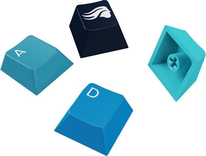 Produktbild Glorious GPBT Gradient Keycaps, ANSI Layout (US), PBT, Dye-Sub - Celestial Ice