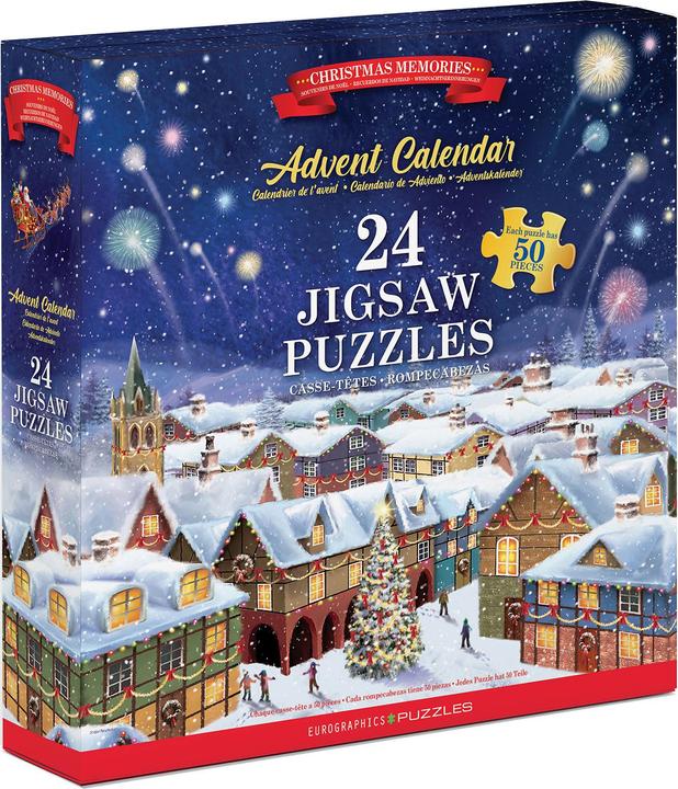 Produktbild Eurographics Puzzle Adventkalender - Christmas Memories