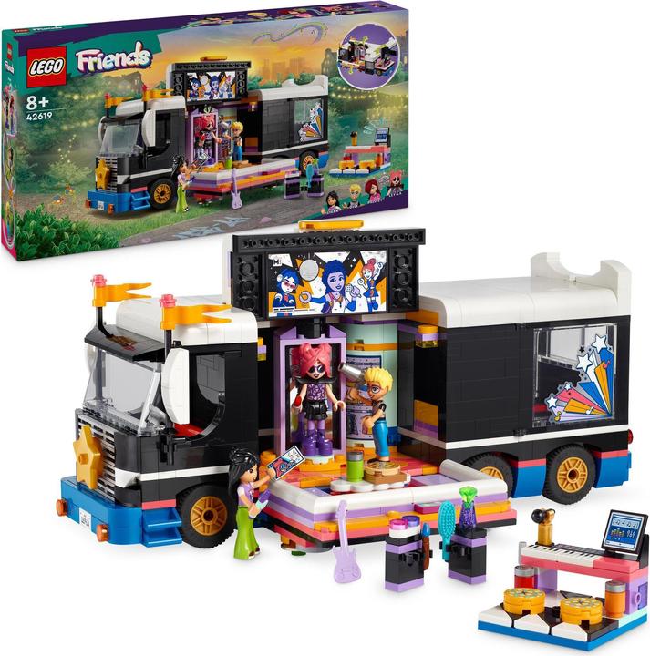 Produktbild LEGO Popstar-Tourbus (42619, LEGO Friends)