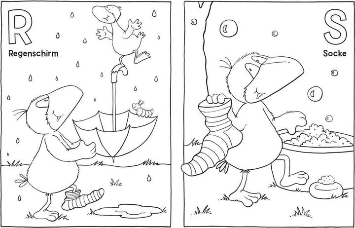 Image du produit Le petit corbeau Socke : Le livre de coloriage ABC amusant du petit corbeau Socke