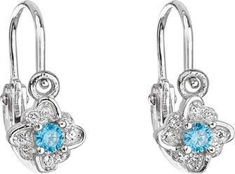 Immagine prodotto Evolution Group Orecchini per bambini in argento con zirconi blu 11175.3 per bambini