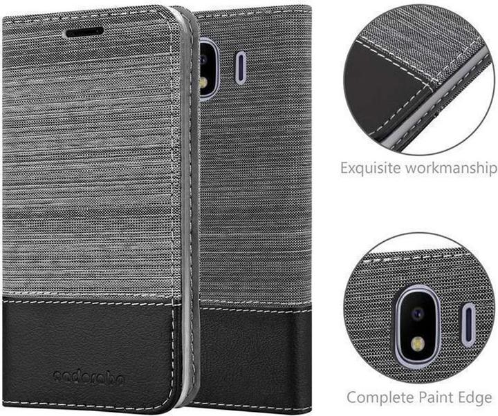 Produktbild Cadorabo Book Jeans Optik Cover (Samsung Galaxy J4 (2018))