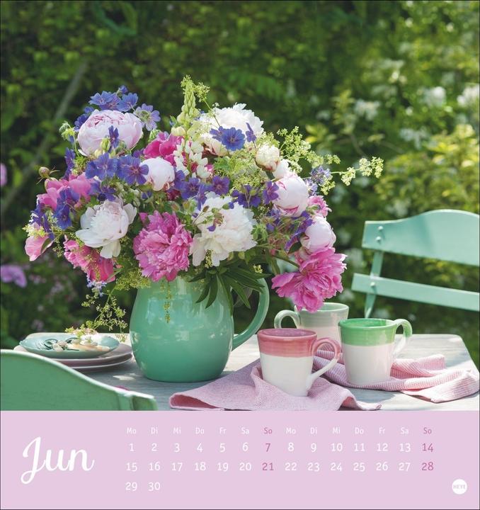 Productafbeelding Herzliche Blumengrüsse Postkartenkalender 2026 (Hardcover, Duits)