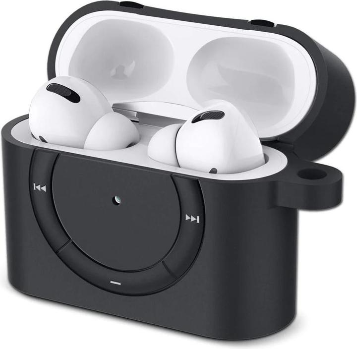 Produktbild Spigen Classic Shuffle, charcoal - AirPods Pro ASD00838 (Kopfhörer Hülle)