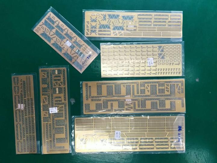 Actual product image Trumpeter USS Langley CV-1 upgrade set