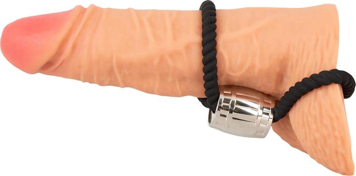 Produktbild Rebel Heavy Rope Cock Strap with two Loops (5.50 cm)