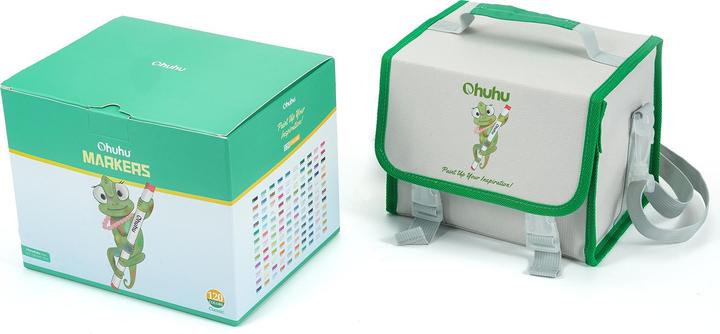 Image du produit Ohuhu Marqueurs artistiques (Multicolore, 120 x)