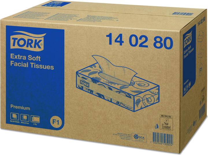 Actual product image Tork Extra soft cosmetic wipes
