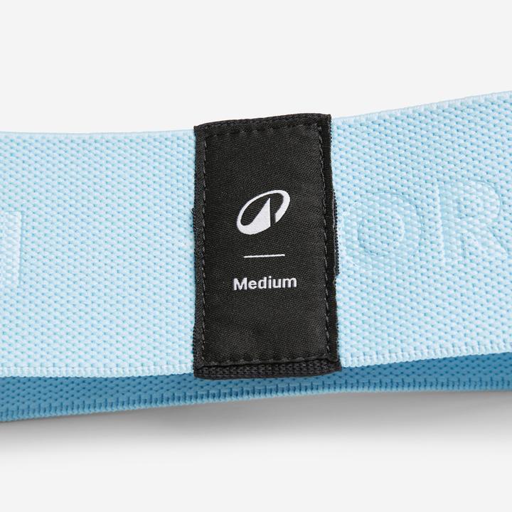 Image du produit Corength Fitness Medium-Resistance Fabric Band for Glutes - Blue (0.31 m, Moyen)