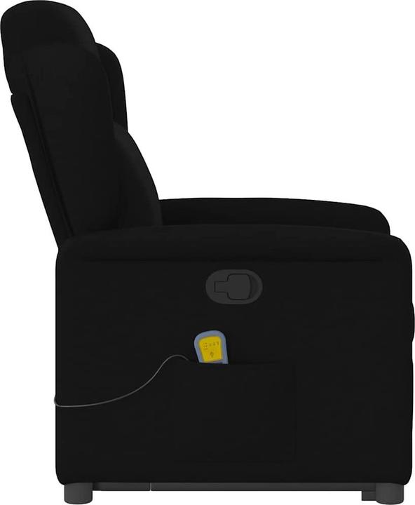 Produktbild VidaXL Massagesessel mit Aufstehhilfe Schwarz Stoff