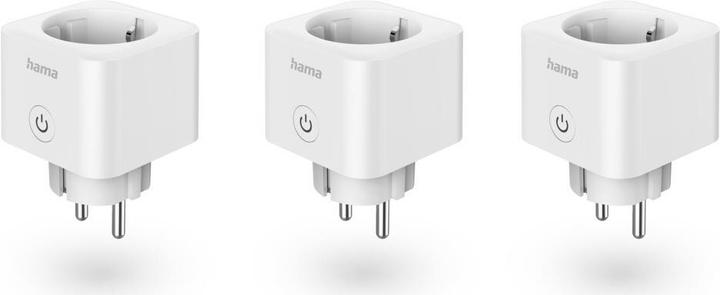 Immagine prodotto Hama Presa di corrente WLAN intelligente, Matter, 3.680W, controllo vocale/app, confezione da 3 pezzi