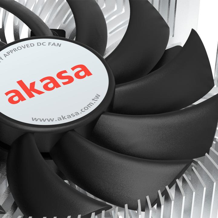 Actual product image Akasa AK-CC6609EP01 Low Profile CPU Cooler - Socket LGA 1700, 21.8 mm Height (21.80 mm)