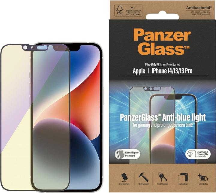 Immagine prodotto PanzerGlass Vestibilità ultra-ampia (1 Pezzo/i, Apple iPhone 14, Apple iPhone 13, Apple iPhone 13 Pro)